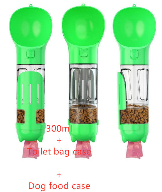 3-in-1 Pet Water Bottle – Bowl, Water Bottle & Bag Holder for Travel and Outdoor Use
