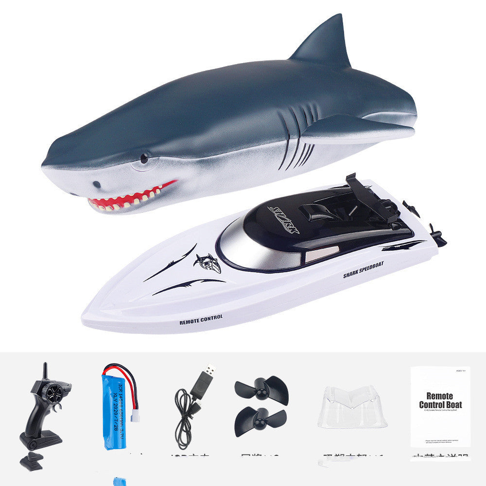 Remote Controlled Shark Boat – Waterproof RC Toy for Kids & Pool