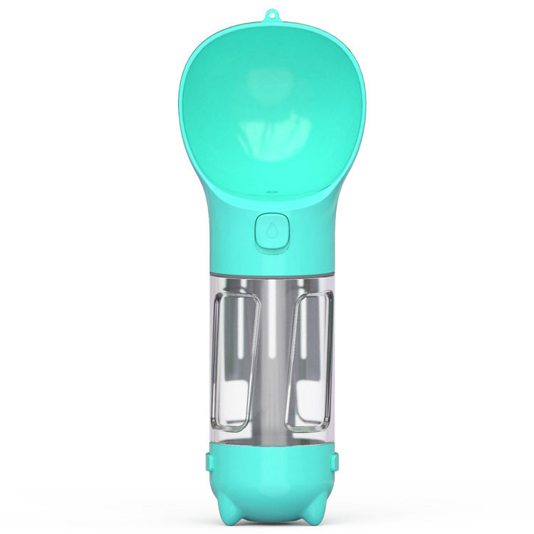 3-in-1 Pet Water Bottle – Bowl, Water Bottle & Bag Holder for Travel and Outdoor Use