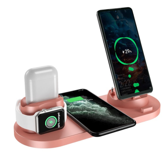 6-in-1 Wireless Charger – Fast Charging for iPhone & Apple Watch