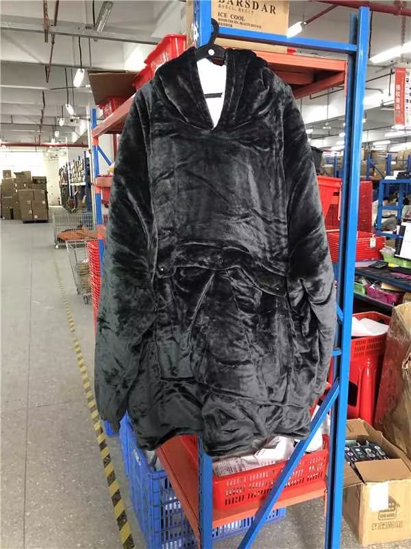 Värmande Hoodie Filt med USB – Stor, Mysig & Bekväm