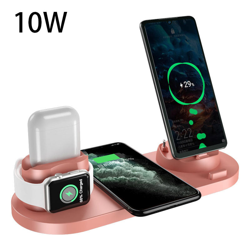 6-in-1 Wireless Charger – Fast Charging for iPhone & Apple Watch