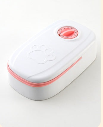 Smart Automatisk Foderautomat för Hundar och Katter – Med Timer och Rostfri Skål