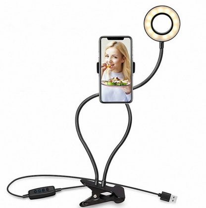LED Selfie Ring Light – Adjustable Makeup Light with 8 cm Tripod