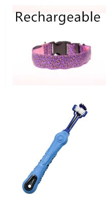LED Hundhalsband – Justerbart & Säkert med Leopardmönster