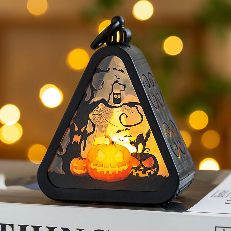 Halloween Dekoration – Bärbar Pumpalampa Rekvisita för Inredning