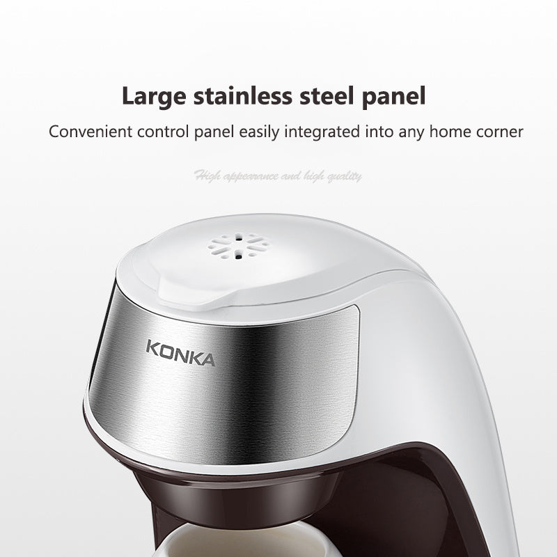 Helautomatisk Kaffemaskin – Mini & Portabel för Hem och Kontor