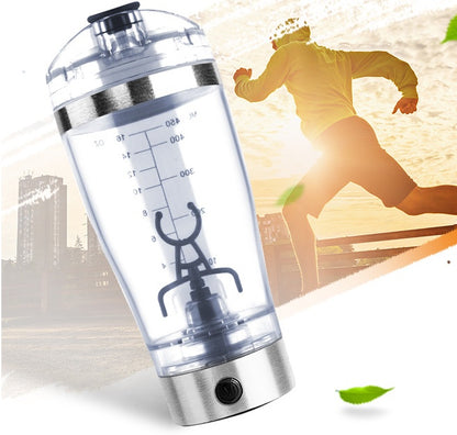 Elektrisk Shakerflaska – USB-laddad Mixer för Protein, Mjölk & Kaffe