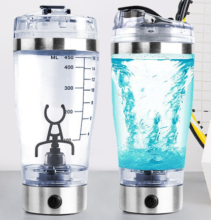 Elektrisk Shakerflaska – USB-laddad Mixer för Protein, Mjölk & Kaffe