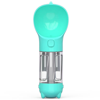 3-in-1 Pet Water Bottle – Bowl, Water Bottle &amp; Bag Holder for Travel and Outdoor Use