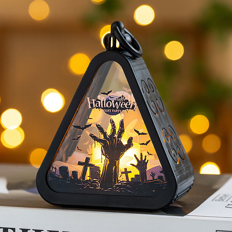 Halloween Dekoration – Bärbar Pumpalampa Rekvisita för Inredning