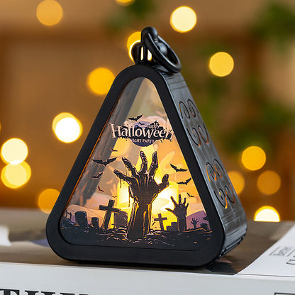 Halloween Dekoration – Bärbar Pumpalampa Rekvisita för Inredning