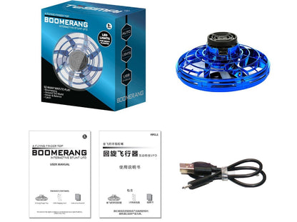 Flygande UFO Spinner med LED – Rolig Leksak för Barn