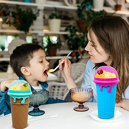 Slush Mug 500 ml – Quick-Cooling Smoothie &amp; Ice Cream Mug for Summer