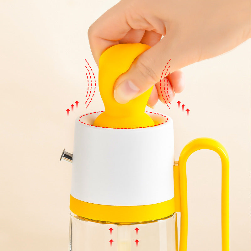 Oil Bottle with Brush – 2-in-1 for Grill &amp; Kitchen