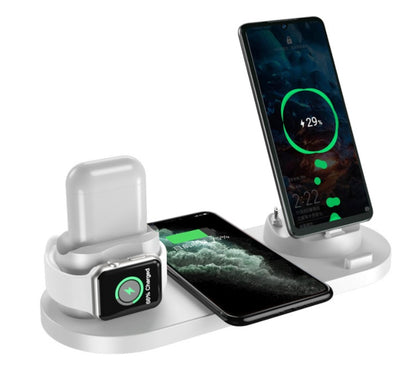 6-in-1 Wireless Charger – Fast Charging for iPhone &amp; Apple Watch