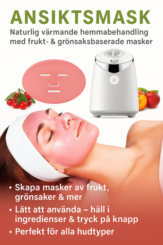 DIY Ansiktsmaskmaskin – Skapa Naturliga Frukt- & Grönsaksbaserade Spa-Masker Hemma
