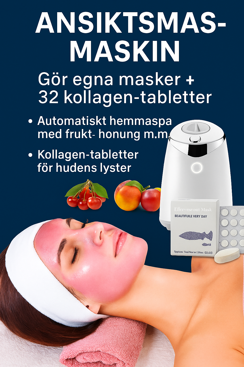 DIY Ansiktsmaskmaskin – Skapa Naturliga Frukt- & Grönsaksbaserade Spa-Masker Hemma