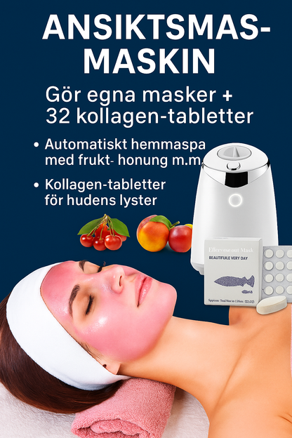 DIY Ansiktsmaskmaskin – Skapa Naturliga Frukt- & Grönsaksbaserade Spa-Masker Hemma
