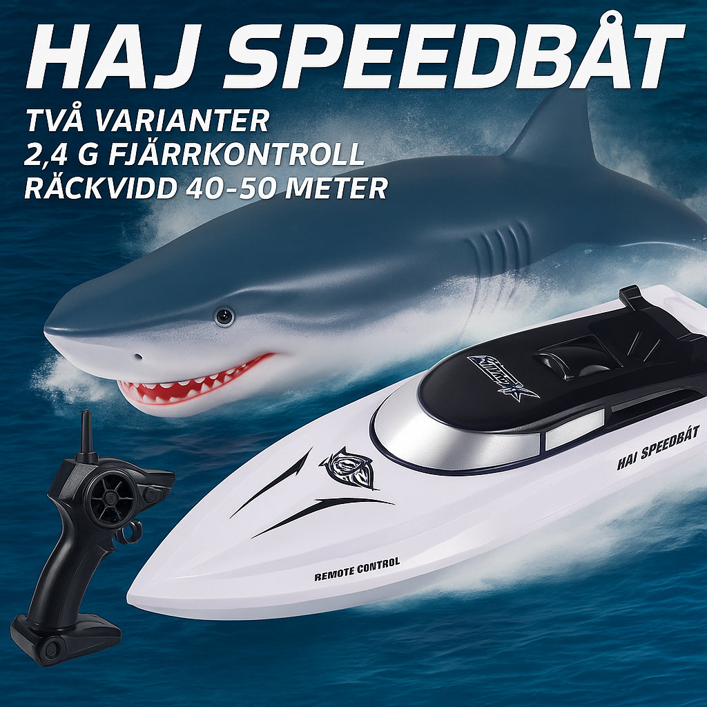 Remote Controlled Shark Boat – Waterproof RC Toy for Kids &amp; Pool