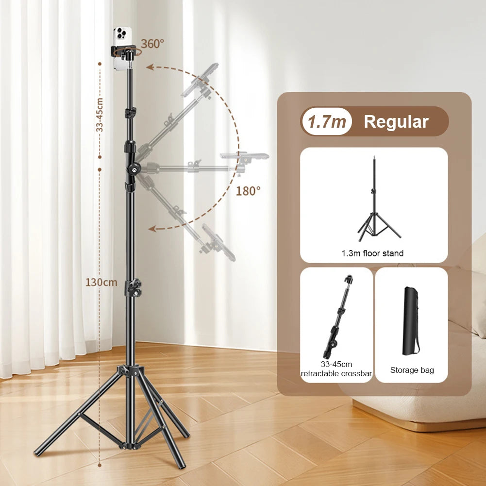 Mobil Tripod Stativ för Video, Streaming & Inspelning