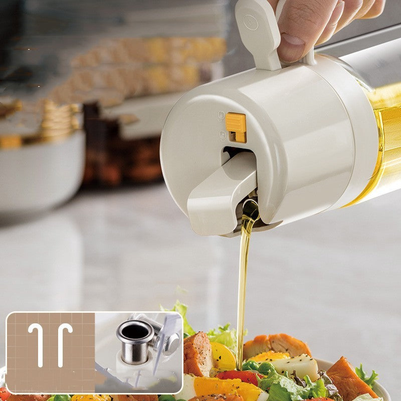 2-in-1 Oil Spray &amp; Dispenser – For Cooking, Grilling &amp; Baking