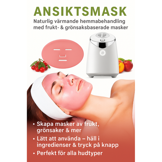 DIY Ansiktsmaskmaskin – Skapa Naturliga Frukt- & Grönsaksbaserade Spa-Masker Hemma