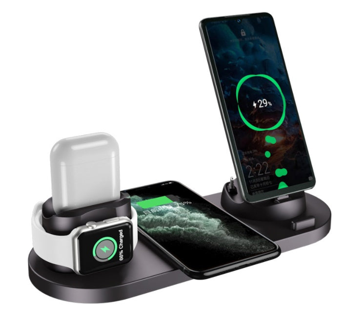 6-in-1 Wireless Charger – Fast Charging for iPhone &amp; Apple Watch