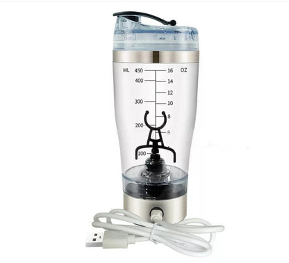 Elektrisk Shakerflaska – USB-laddad Mixer för Protein, Mjölk & Kaffe
