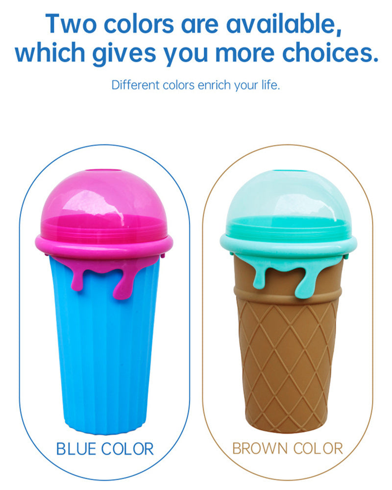 Slush Mug 500 ml – Quick-Cooling Smoothie &amp; Ice Cream Mug for Summer