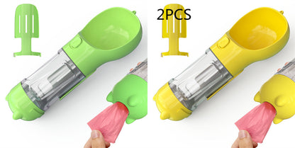 3-in-1 Pet Water Bottle – Bowl, Water Bottle &amp; Bag Holder for Travel and Outdoor Use