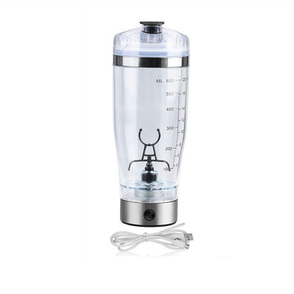 Elektrisk Shakerflaska – USB-laddad Mixer för Protein, Mjölk & Kaffe